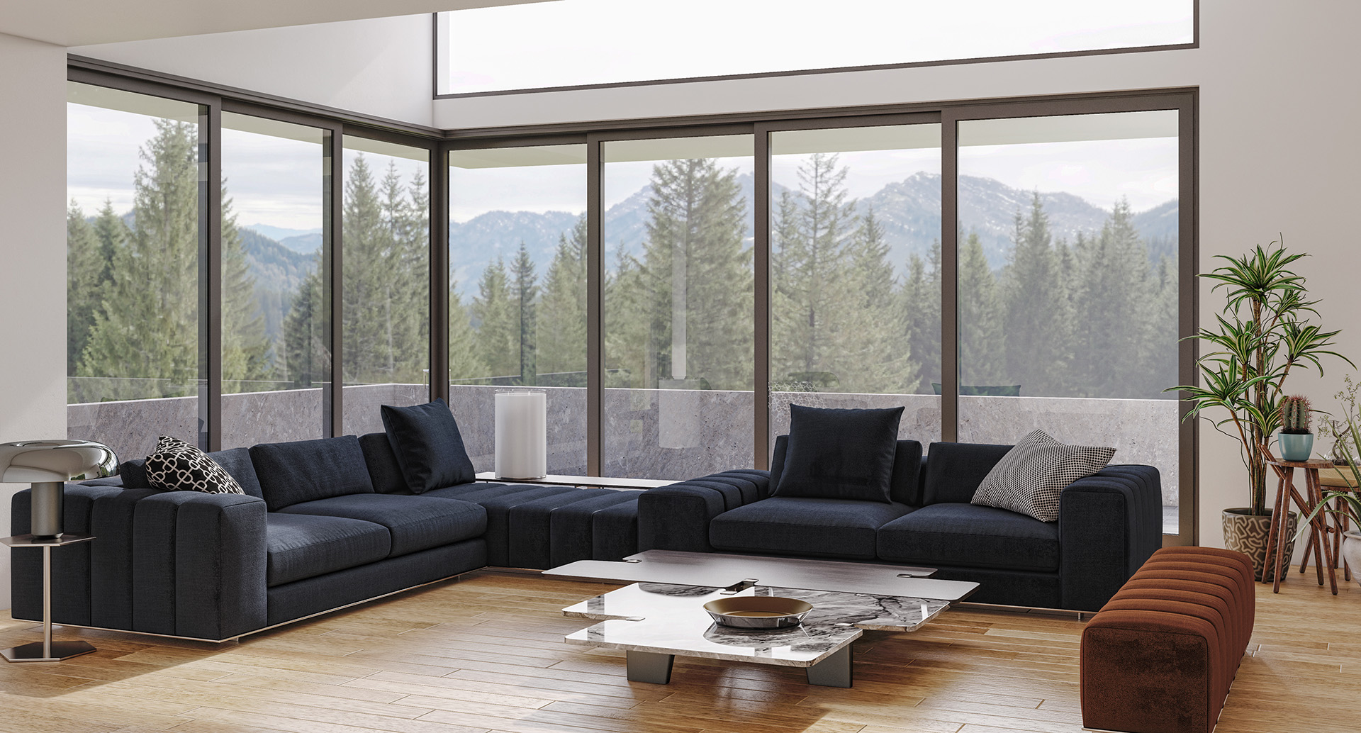 Wohnzimmer Landschaft